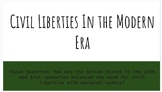 Civil Liberties In the Modern Era