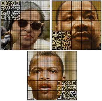 Preview of Civil Right Heroes, Google Sheets Collaborative Mosaics