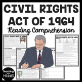 Civil Rights Act of 1964 Reading Comprehension Worksheet L