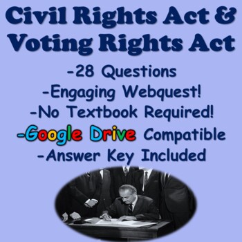 Preview of Civil Rights Act of 1964 & Voting Rights Act of 1965