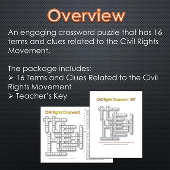 civil rights crossword nytimes
