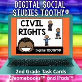 Civil Rights Digital Social Studies Toothy® Task Cards | D