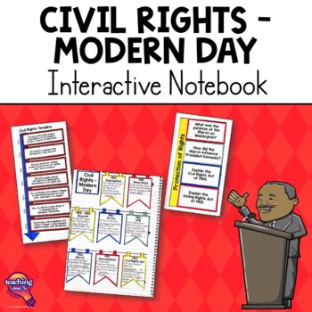 Preview of Civil Rights Era - Modern Day U.S. History Interactive Notebook Unit