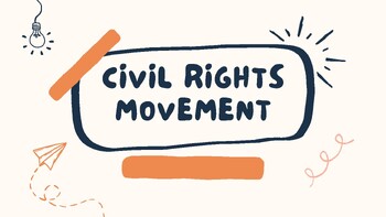 Preview of Civil Rights Full Lesson with Activities and Homework