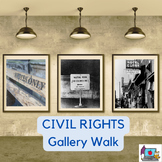 Civil Rights Gallery Walk, Jim Crow (SS5H6 SS8H7)- No prep