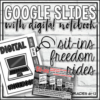 Civil Rights Google Slides and Digital Notebooks BUNDLE (Distance Learning)