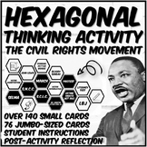 Civil Rights Hexagonal Thinking Activity & Writing Activit