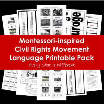 Preview of Civil Rights Language Printable Pack