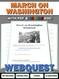 Civil Rights - March on Washington - Webquest with Key (Go