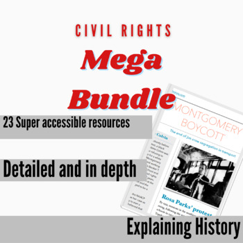 Preview of Civil Rights Mega Bundle