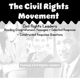 Civil Rights Movement | 5 Comprehension Passages | Writing