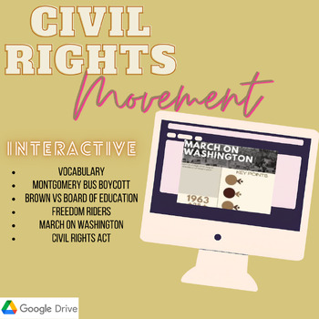Preview of Civil Rights Movement BUNDLE