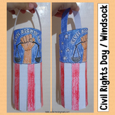 Civil Rights Movement Craft Windsock Martin Luther King JR