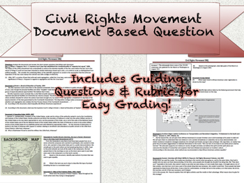 Preview of Civil Rights Movement DBQ