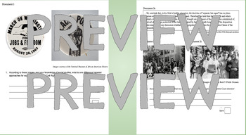 Civil Rights Movement DBQ and Civic Literacy Essay-US History Regents Prep