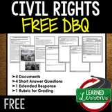 Civil Rights Movement Document Based Questions DBQ Free