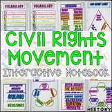 Civil Rights Movement Interactive Notebook Graphic Organiz