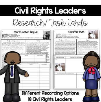 civil rights movement research task