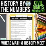 Civil Rights Movement Math Activity - History By The Numbe