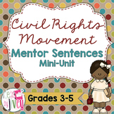Civil Rights Movement Mentor Sentences & Interactive Activ