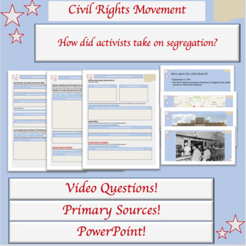 Preview of Civil Rights Movement | Montgomery Bus | Freedom Rides | Little Rock 9 | Sit ins