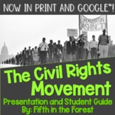 Civil Rights Movement PowerPoint PLUS Student Guide for Di
