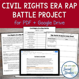 Civil Rights Movement Project | Rap Battle for PDF and Goo