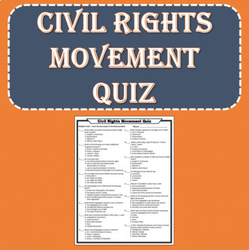 Quiz & Worksheet - LGBT Civil Rights Movements in the 1960s & 1970s