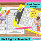 Civil Rights Movement: Reading Passage : Social Studies US