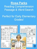 Black History Month: Rosa Parks Reading Comprehension, Qui