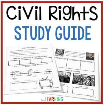 Preview of Civil Rights Movement Study Guide