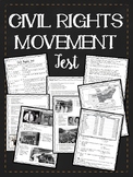 Civil Rights Movement Test- Key Events, Figures, 40 questi