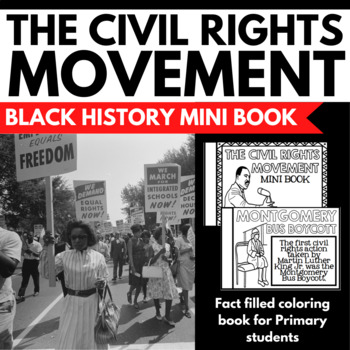 Preview of Civil Rights Movement Unit -Black History Month - Martin Luther King Jr.
