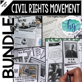 Civil Rights Movement Unit Bundle with Lessons, PowerPoint