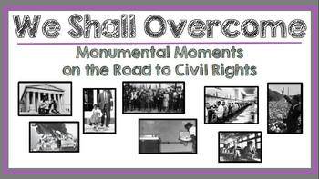 Preview of Civil Rights Movement - Unit Overview PowerPoint