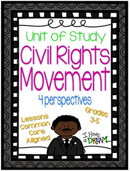 Preview of Civil Rights Movement Unit of Study {Lesson Plans, Assessments, Student Journal}
