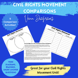 Civil Rights Movement Venn Diagram Activity: Comparing Key