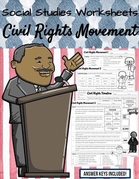 Preview of Civil Rights Movement Worksheets