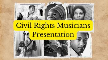 Preview of Civil Rights Music/"We Shall Overcome" History & Ukulele Unit