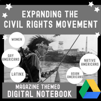 Preview of Civil Rights Part V: The Movement Expands - US History & APUSH - Digital