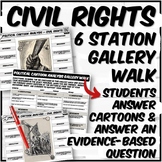 Civil Rights Political Cartoon Analysis Gallery Walk