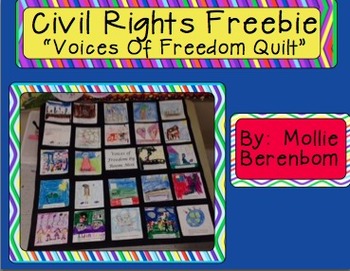 Civil Rights Quilt: FREEBIE by Mollie Berenbom | TpT