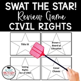 Civil Rights Review Game Swat the Star STAAR Review