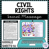 Civil Rights Secret Message Activity for Google Sheets™ | 