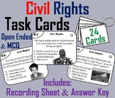 Civil Rights Task Cards Activity (Black History Month Unit)