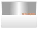 Civil Rights Terms PowerPoint goes with Civil Rights Test 