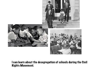 Preview of Civil Rights Unit Flipchart- School Desegregation