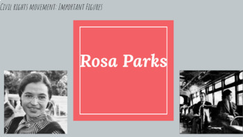 Civil Rights Unit: Rosa Parks Powerpoint & Activity by Kailee's ...