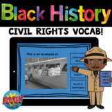 Civil Rights Vocabulary BOOM CARDS