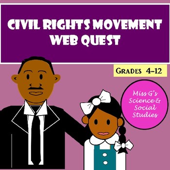 Preview of Civil Rights WebQuest